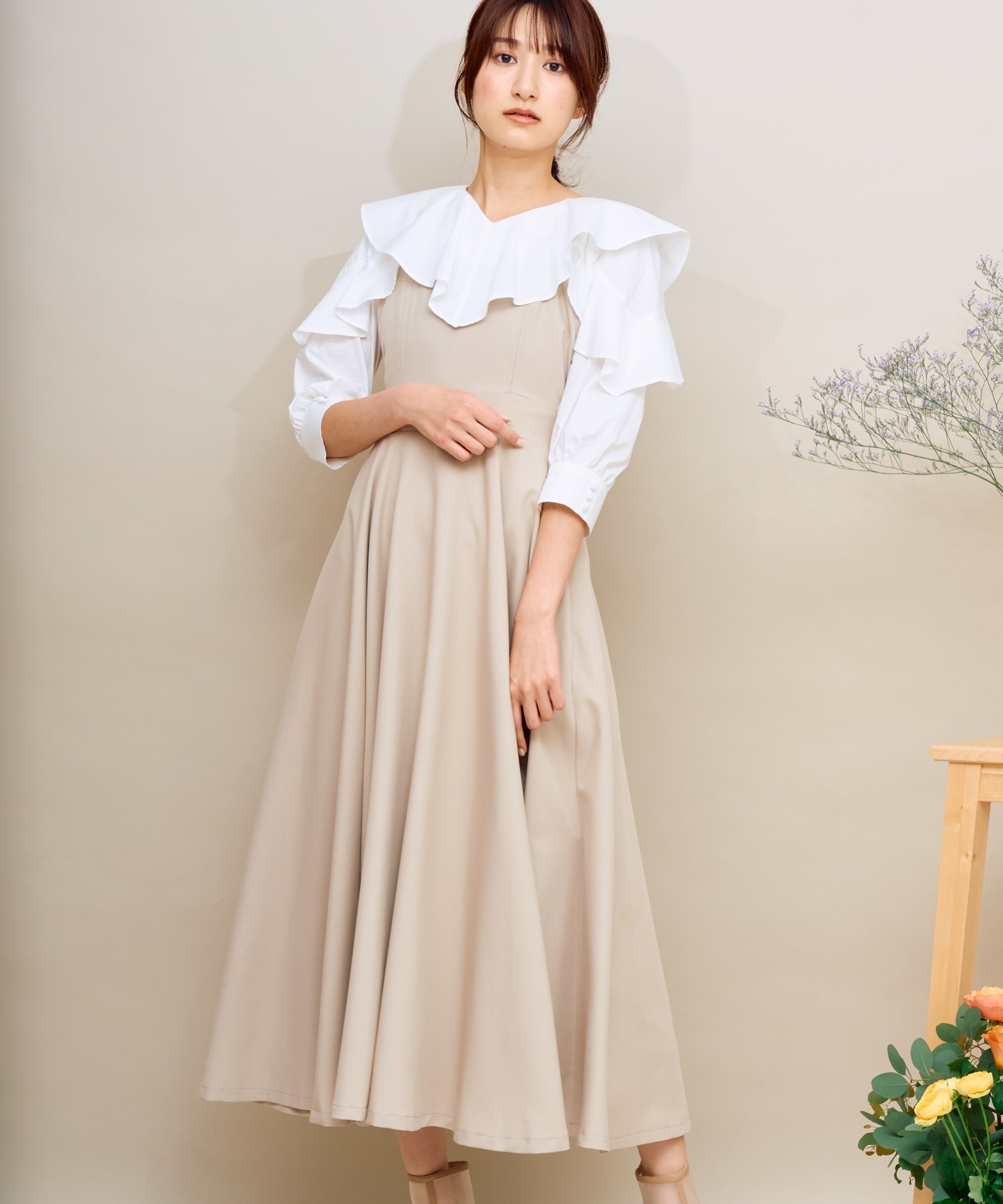 キャミソールワンピースS