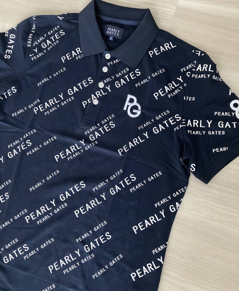 パーリーゲイツ☆新品☆メンズ５☆COOLインナーシャツ☆ネイビー