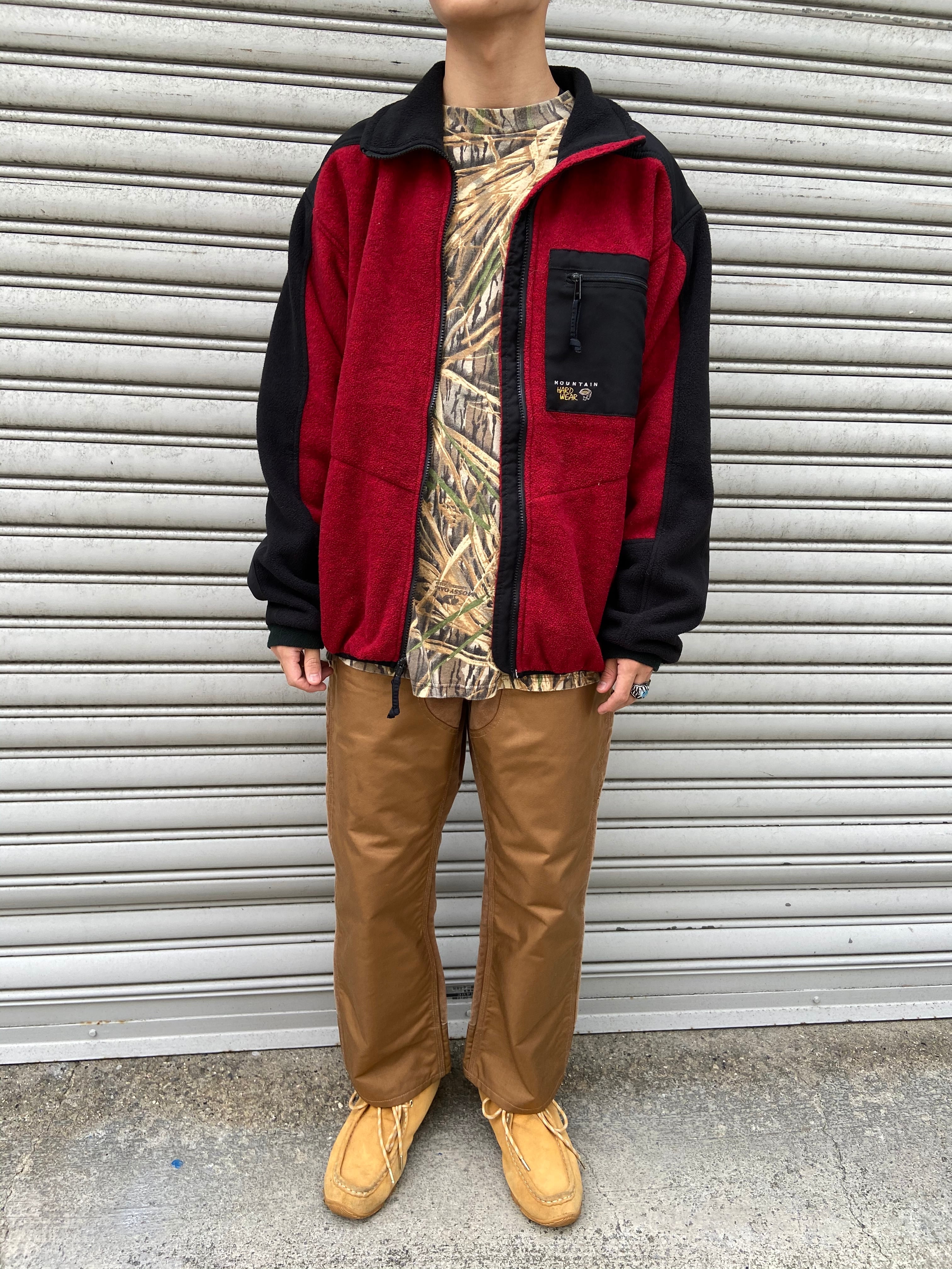 オークリー　赤茶フルジップジャケット　サイズM