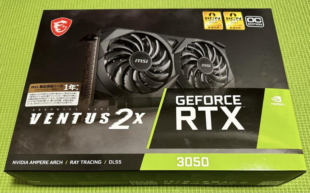 MSI GEFORCE RTX 3050 VENTUS 2X 8G OC