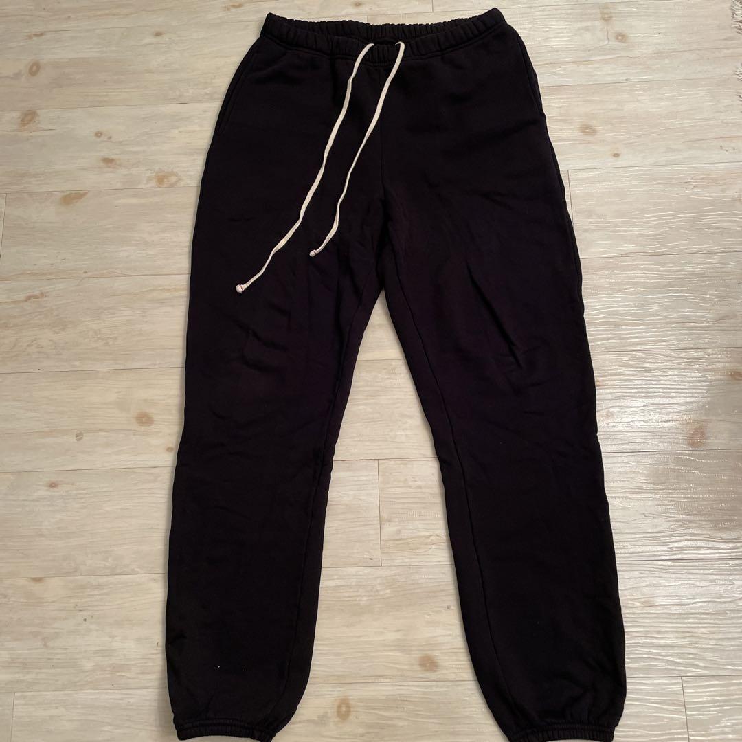 レスティエン、スウェットパンツ、ブラック