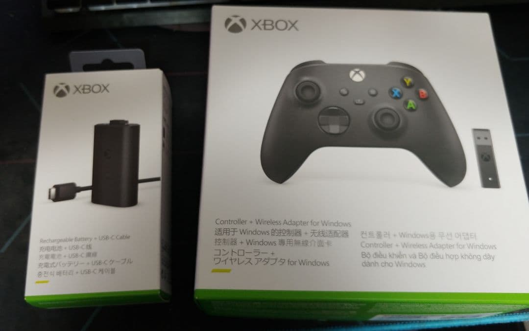 XBOX CONTROLLER + WIRELESS ADAPTER FOR …