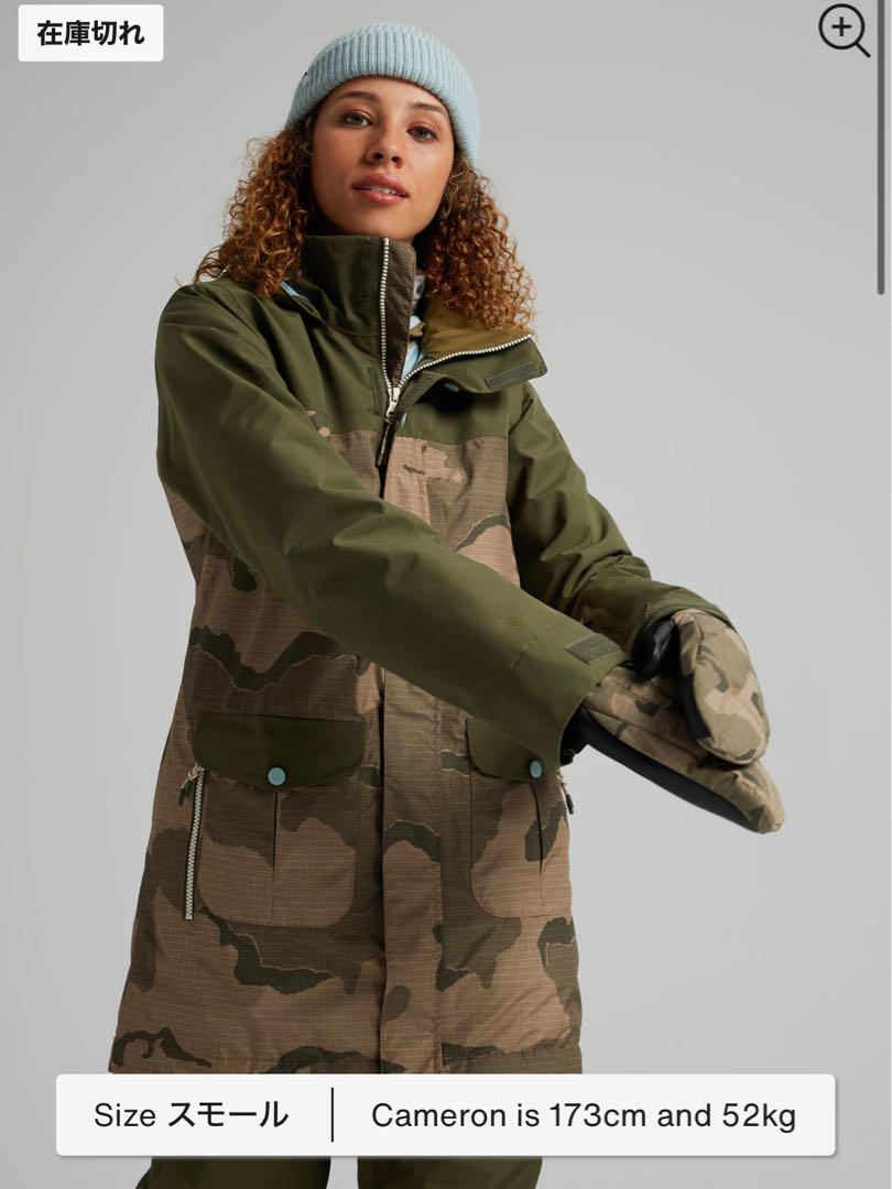 burton ウェア アイリスジャケット gore-tex カモ柄