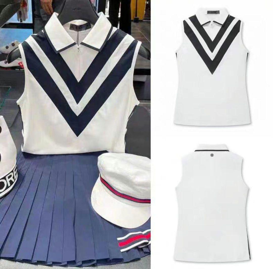 ジーフォアG/FORE ゴルフ レディース ポロシャツ 袖なし トップス