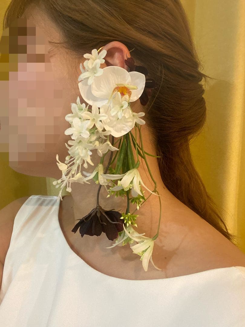 フラワー イヤーカフ＆イヤリングorピアス