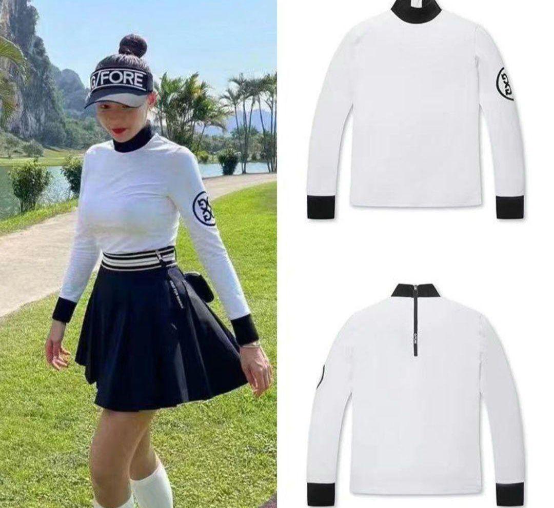 ジーフォア ゴルフ ウェア レディース  トップス スカート 2点セット