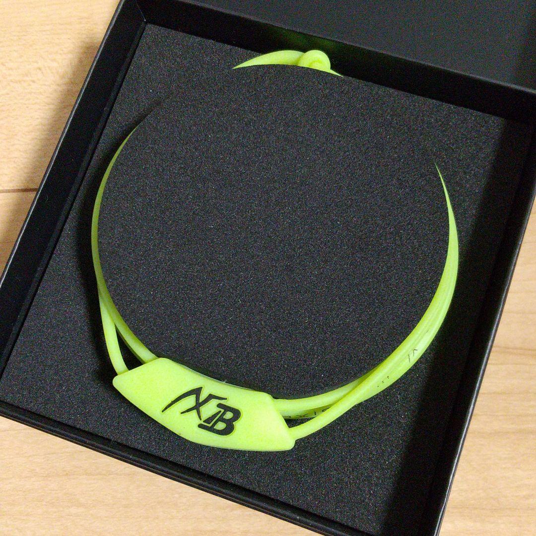 【AXF】アクセフ シリコンネックレス　ネオンイエロー