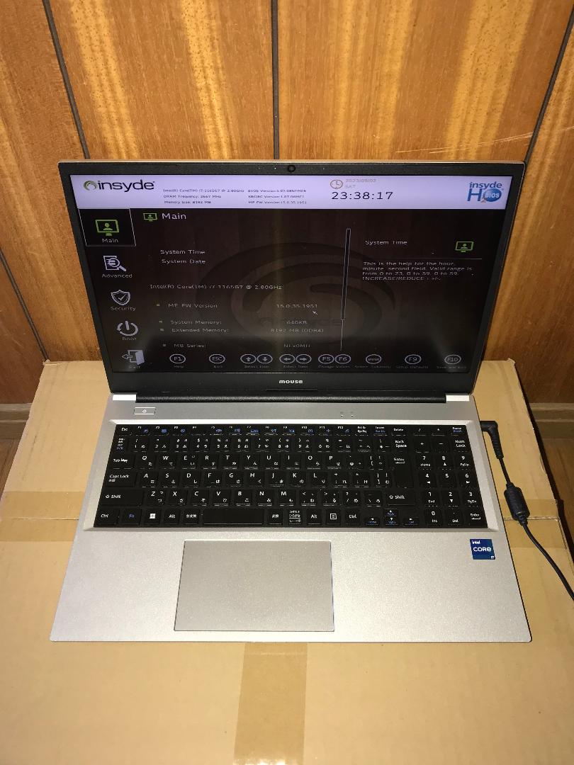 ジャンク B5-i7TGLBSW11-H /i7 11世代