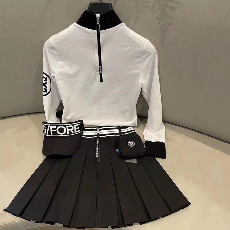 ジーフォア ゴルフ ウェア レディース  トップス スカート 2点セット