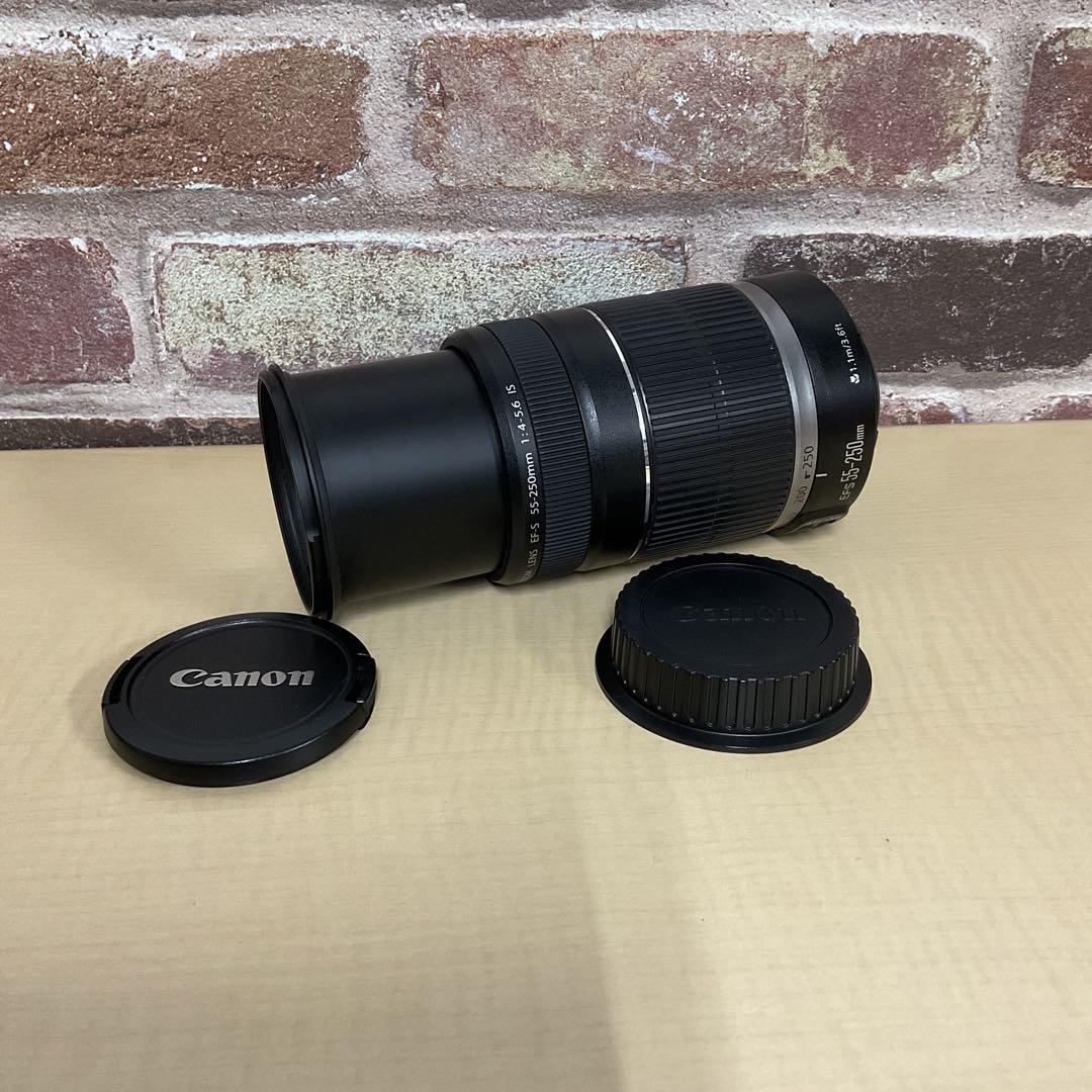 Canon EF-S55-250F4-5.6 IS　カメラレンズ