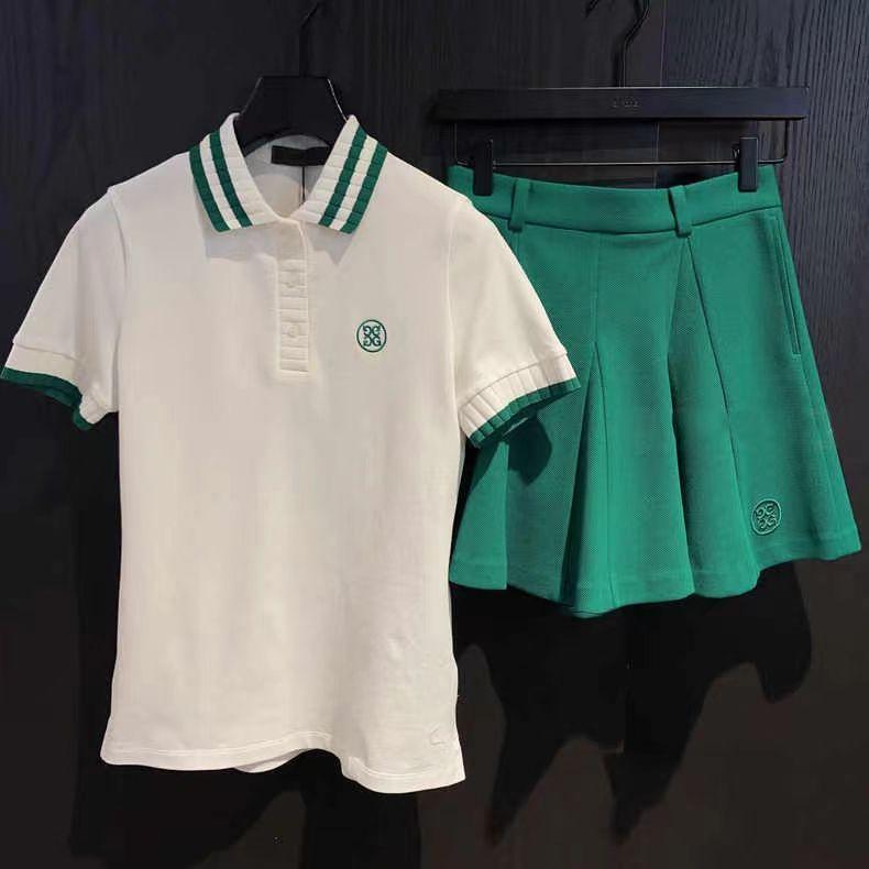 ジーフォア ゴルフ ウェア レディース  トップス スカート 2点セット