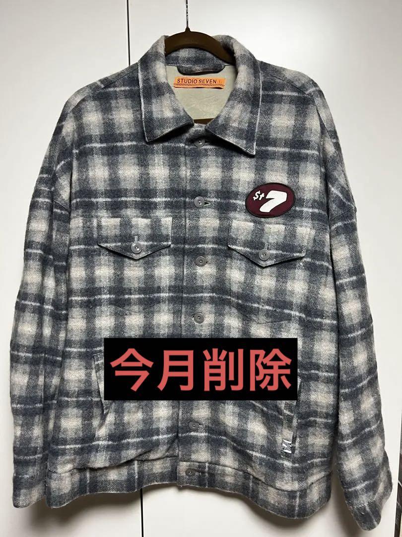 最終値下げSTUDIO SEVEN スタジオセブン　チェックシャツ