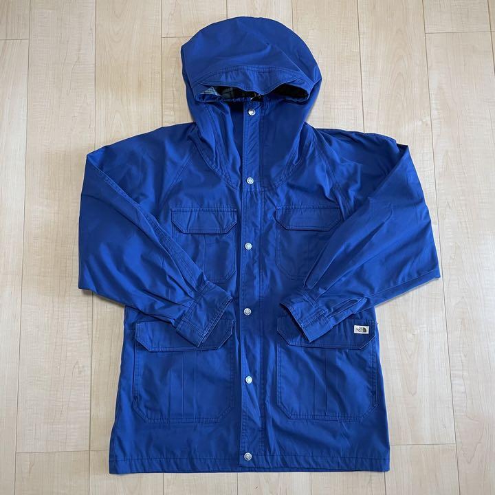 ノースフェイスコート青メンズサイズM日本製