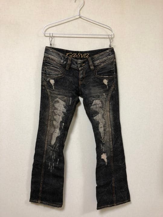 CASVA ダメージブーツカットデニムS［タグ付き］