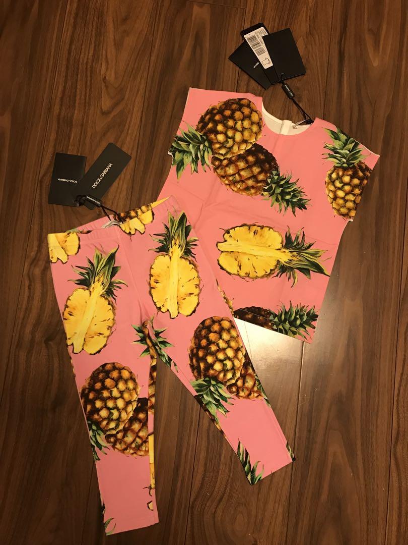 ドルガバ 80 90 セットアップ　Tシャツ　ブラウス　パンツ　レギンス　グッチ