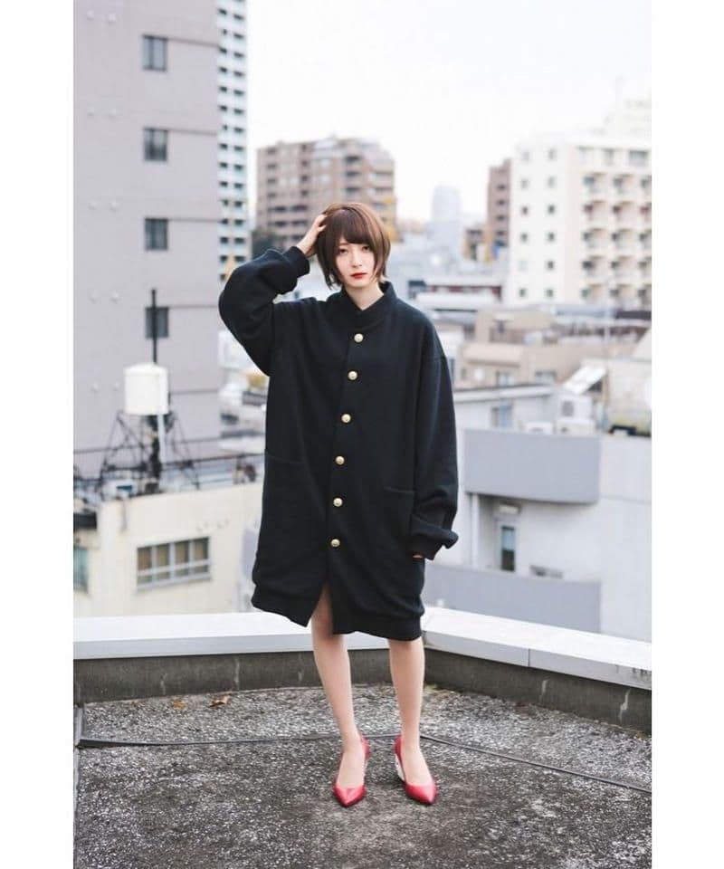 ha｜za｜ma 大人に向けた学ラン 黒