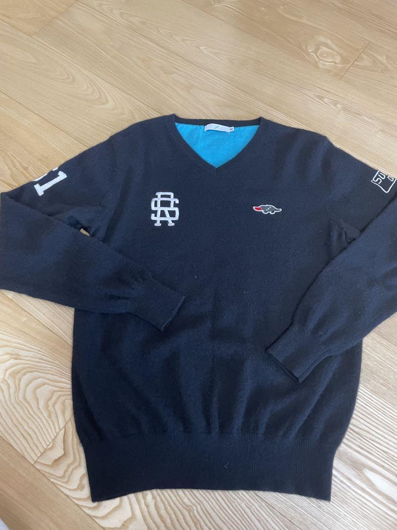 DUCKBILLS カシミアセーター　ゴルフ